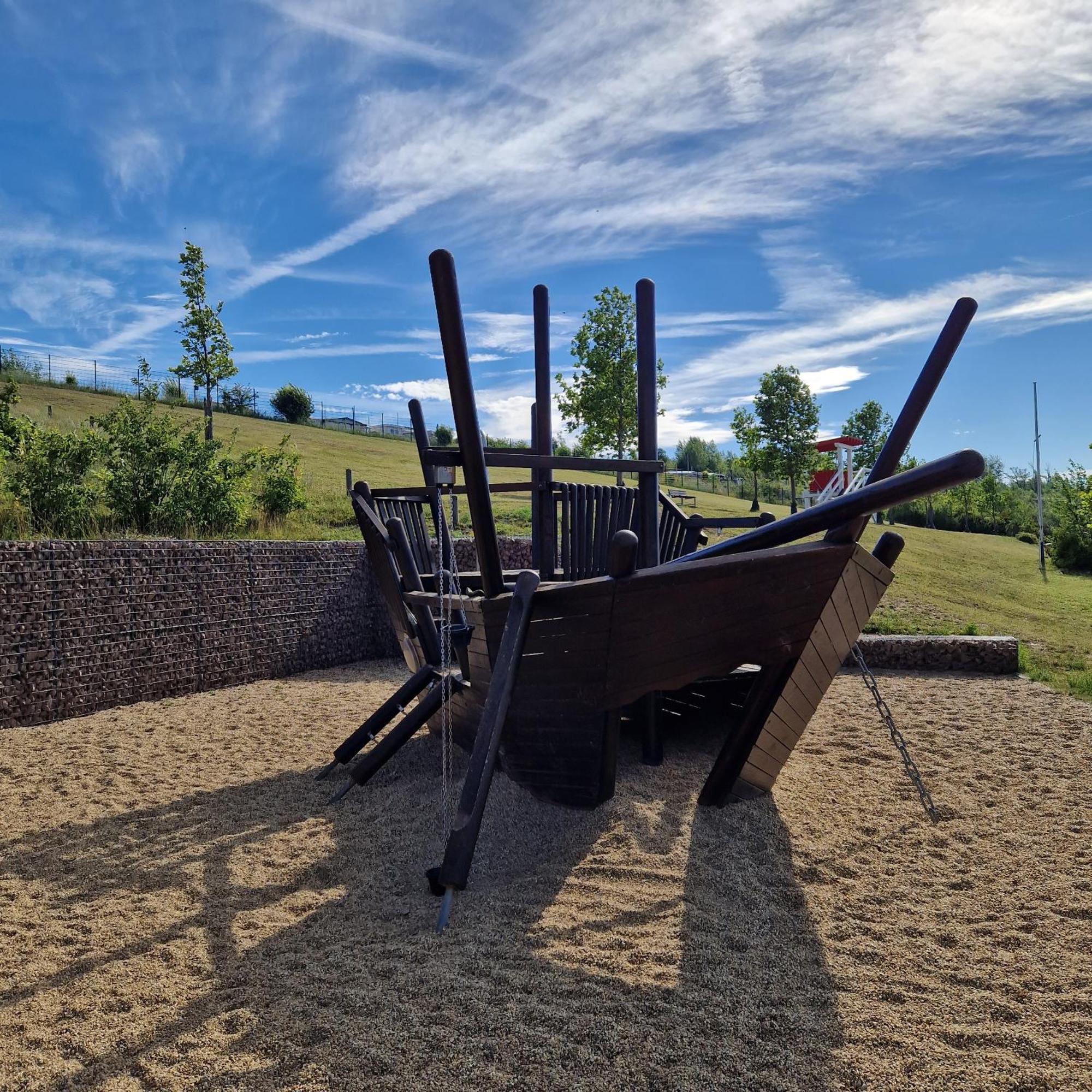 Ferienhaus Seezeit Direkt Am Geiseltalsee Mit Sauna Villa Mucheln Екстериор снимка